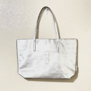 NWT! Clinique Silver Tote Bag!